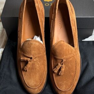 MADDOX & CO Elegant Tan Tassel Loafers for Men
